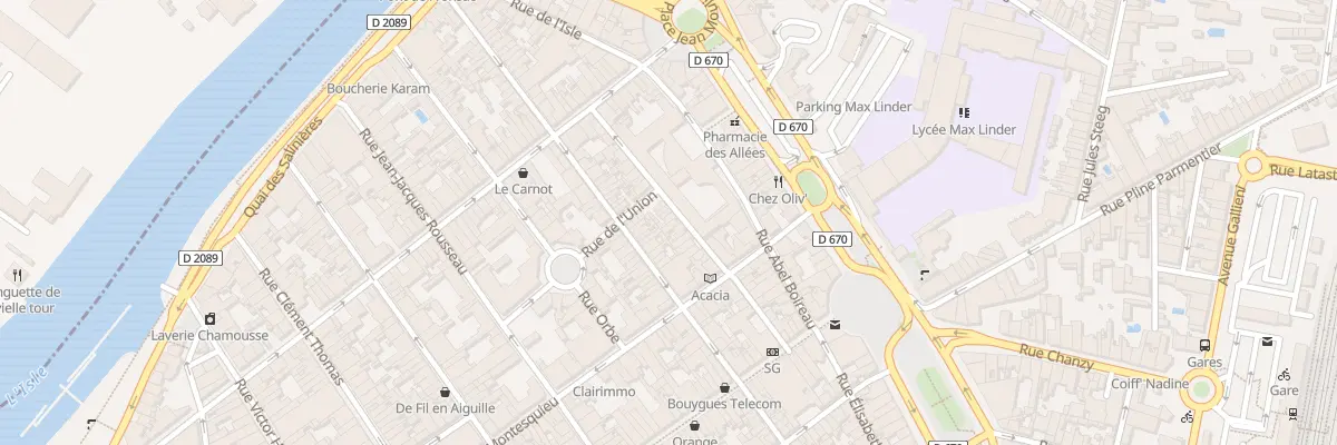 Plan du 36 Rue Jules Favre à Libourne