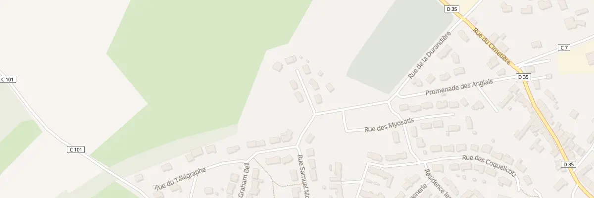 Plan du 1 Rue Thomas Edison à Brûlon