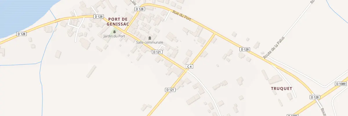 Plan du 102A Le Port à Génissac