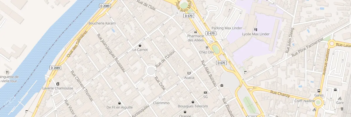Plan du 34 Rue Jules Favre à Libourne
