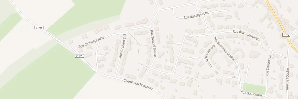 Plan du 4 Rue Samuel Morse à Brûlon