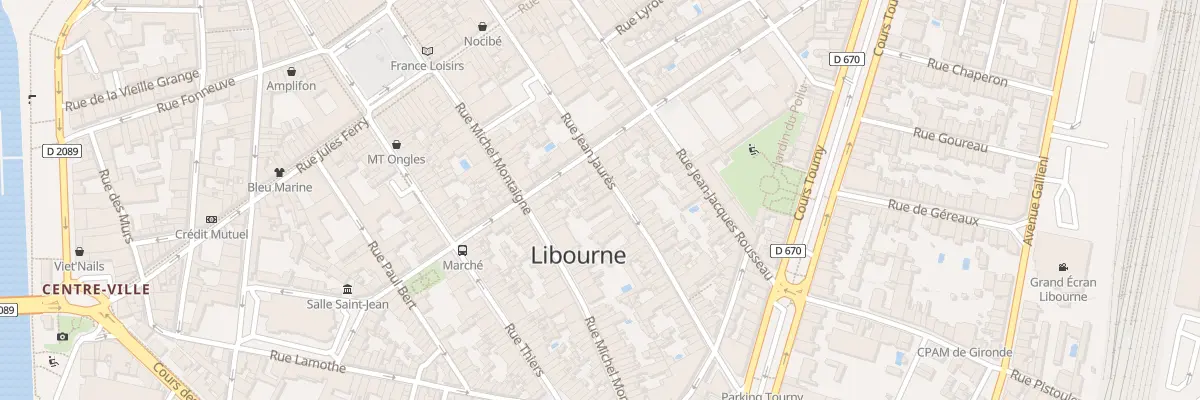 Plan du 42B Rue Jean Jaures à Libourne
