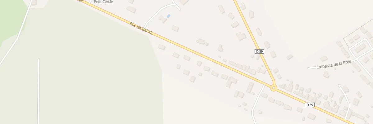 Plan du 29 Rue de Bel-Air à Jarzé Villages