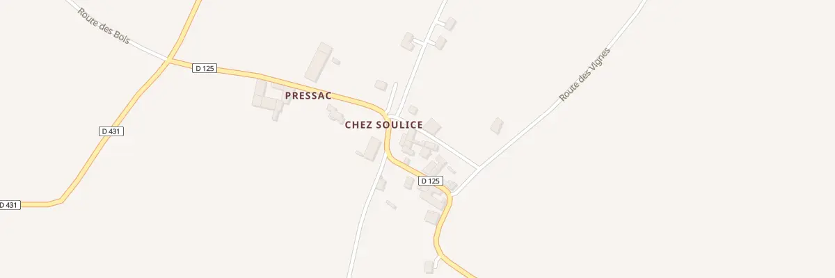 Plan du 5055 Chez Soulice à Lachaise