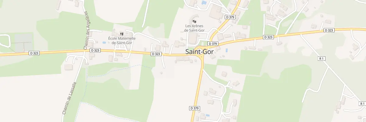 Plan du 21 Rte de Roquefort à Saint-Gor