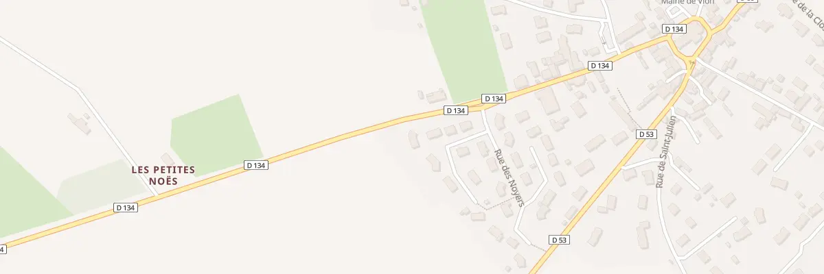 Plan du 7 Imp des Chênes à Vion