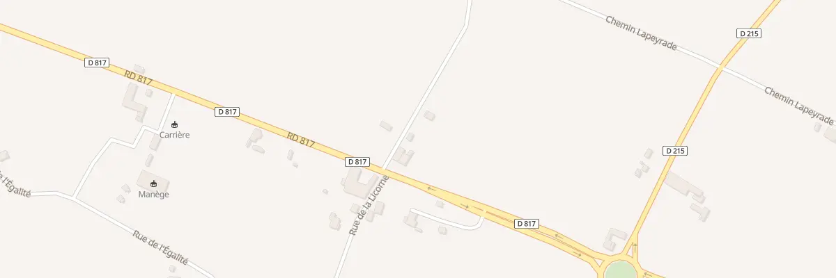Plan du 2 N 117 à Artigueloutan