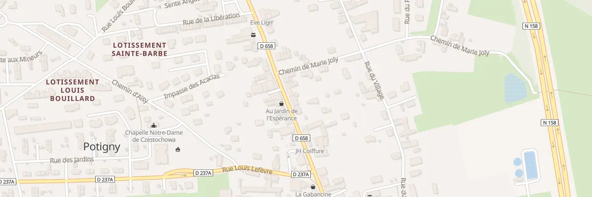 Plan du 41 Rue du Général Leclerc à Potigny