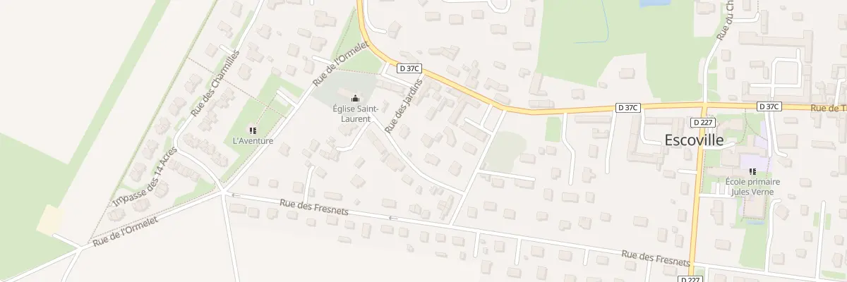 Plan du 5T Rue des Jardins à Escoville