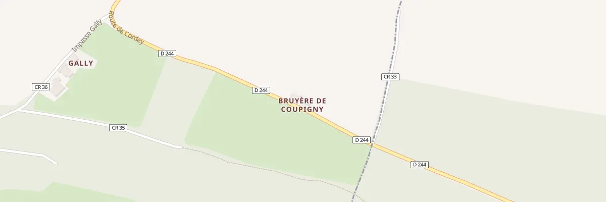 Plan du 1 Rte de Cordey à Saint-Martin-de-Mieux