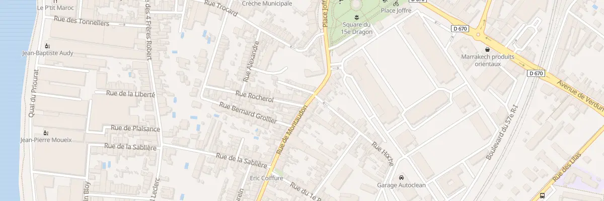 Plan du 18 Rue de Montaudon à Libourne