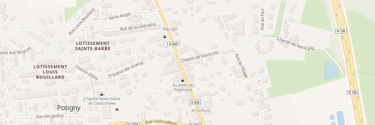 Plan du 35 Rue du Général Leclerc à Potigny