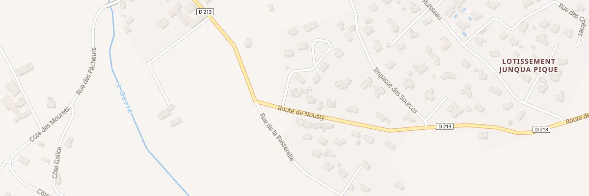 Plan du 1 Rte de Nousty à Artigueloutan