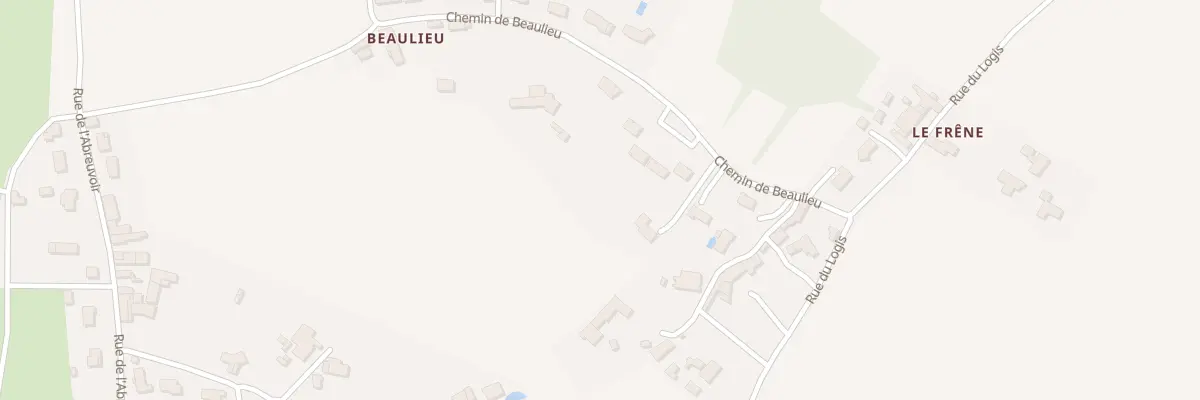 Plan du 13 Chem de Beaulieu La Brousse à Azay-le-Brûlé