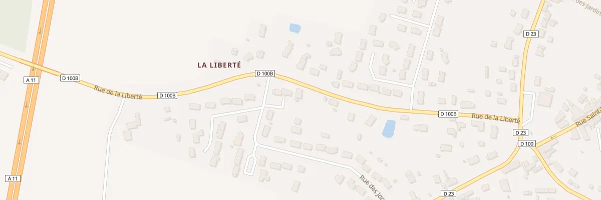 Plan du 11 Rue de la Liberté à La Chapelle-d’Aligné