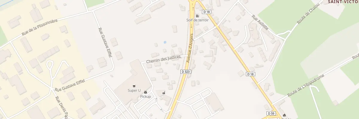 Plan du 38 Av d’Angers à Durtal
