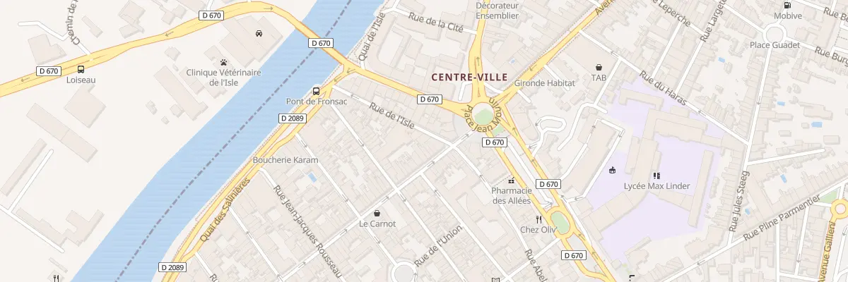 Plan du 40 Rue de l’Isle à Libourne