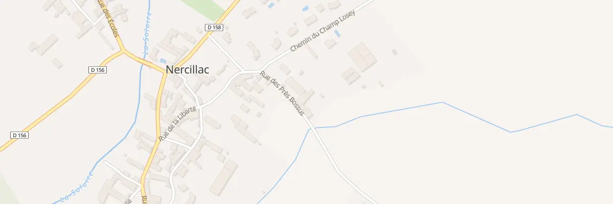 Plan du 115 Rue des Prés Bossus à Nercillac