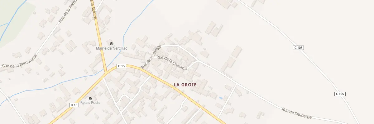 Plan du 83 Rue de la Chaume à Nercillac