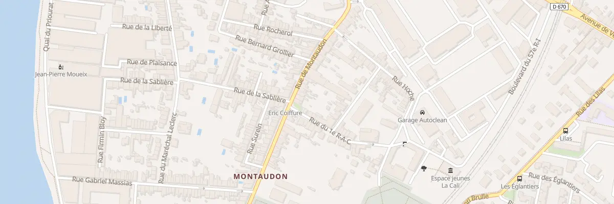 Plan du 51 Rue de Montaudon à Libourne
