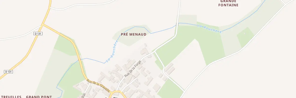 Plan du 15 Rue de la Forge au Gicq