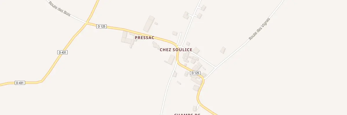 Plan du 5059 Chez Soulice à Lachaise