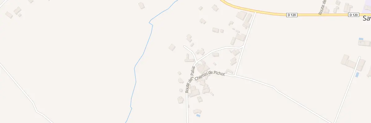 Plan du 7 Pichot à Savignac-de-l’Isle