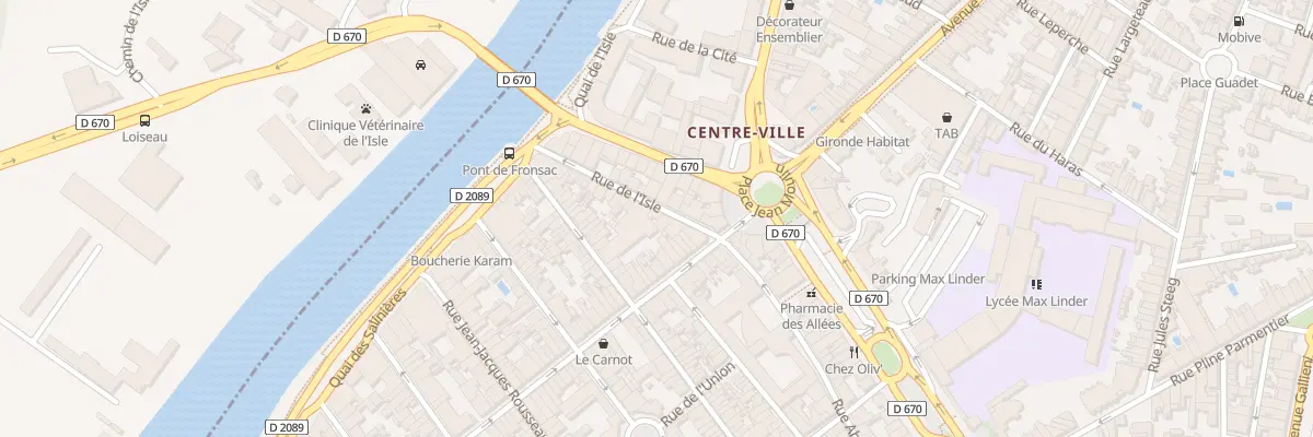 Plan du 32 Rue de l’Isle à Libourne