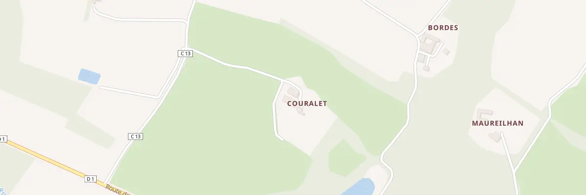 Plan du 280 Chem du Capitaine à Perquie