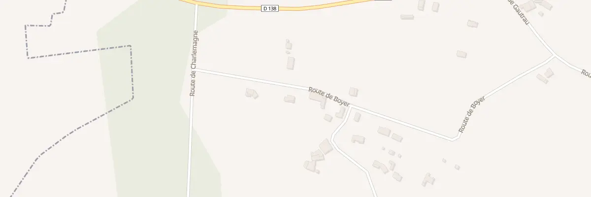 Plan du 1B Boyer à Savignac-de-l’Isle