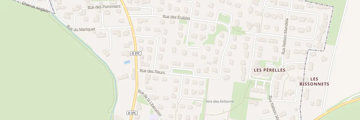 Plan du 11 Rue des Fleurs à Hérouvillette