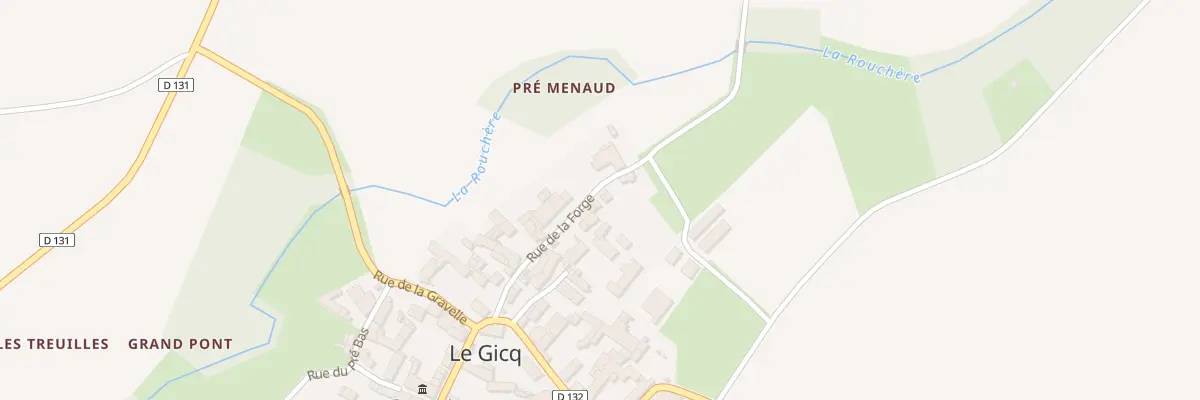 Plan du 12 Rue de la Forge au Gicq