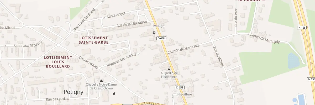 Plan du 22 Rue du Général Leclerc à Potigny