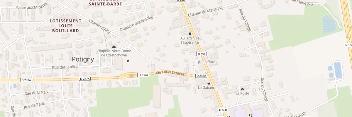 Plan du 5173 Che d’Aisy à Potigny
