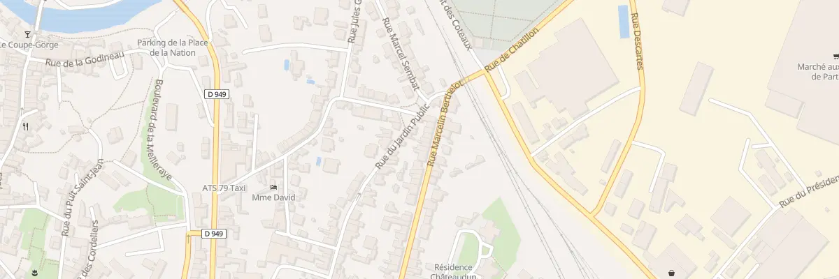 Plan du 55 Rue Marcelin Berthelot à Parthenay