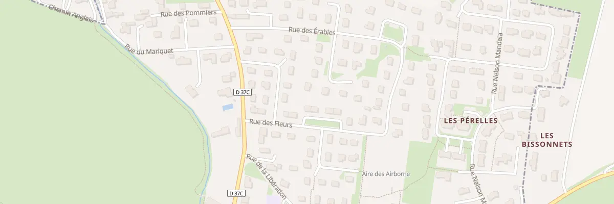 Plan du 9 Rue des Fleurs à Hérouvillette