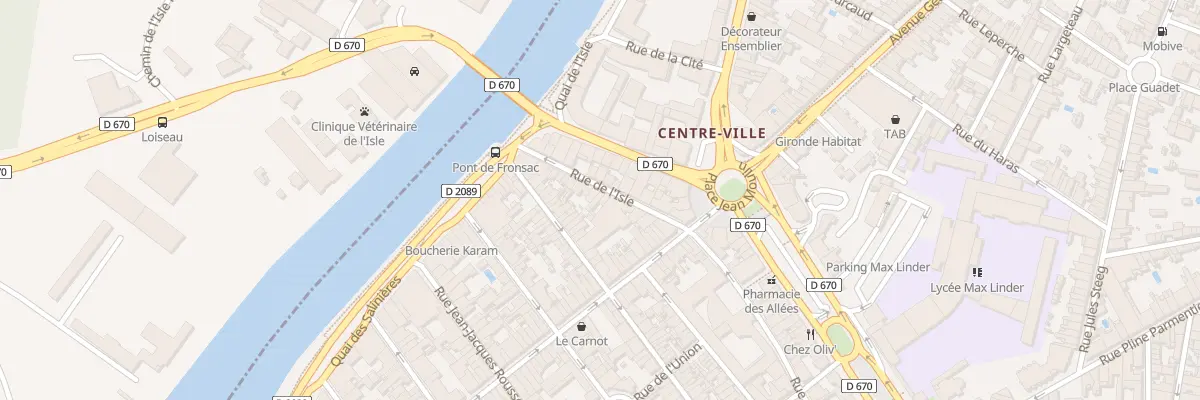Plan du 24 Rue de l’Isle à Libourne