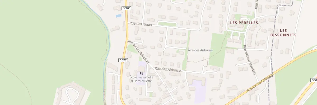Plan du 8 Rue des Perelles à Hérouvillette