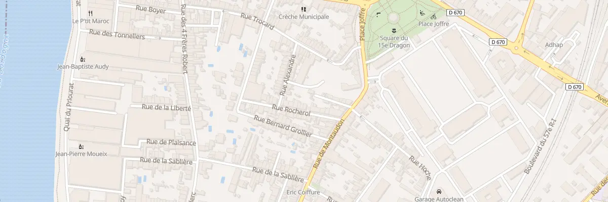 Plan du 18 Rue Rocherol à Libourne