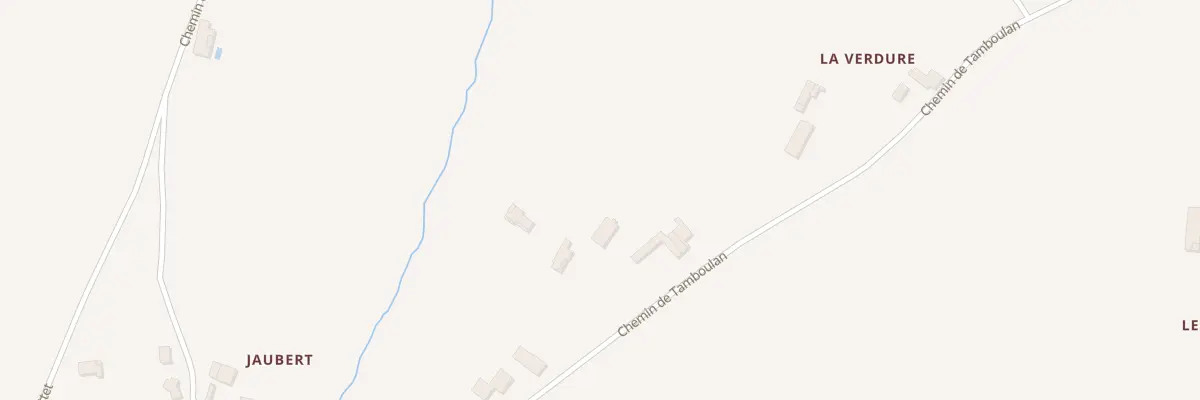 Plan du 1030A Che de Tambourlan à Génissac