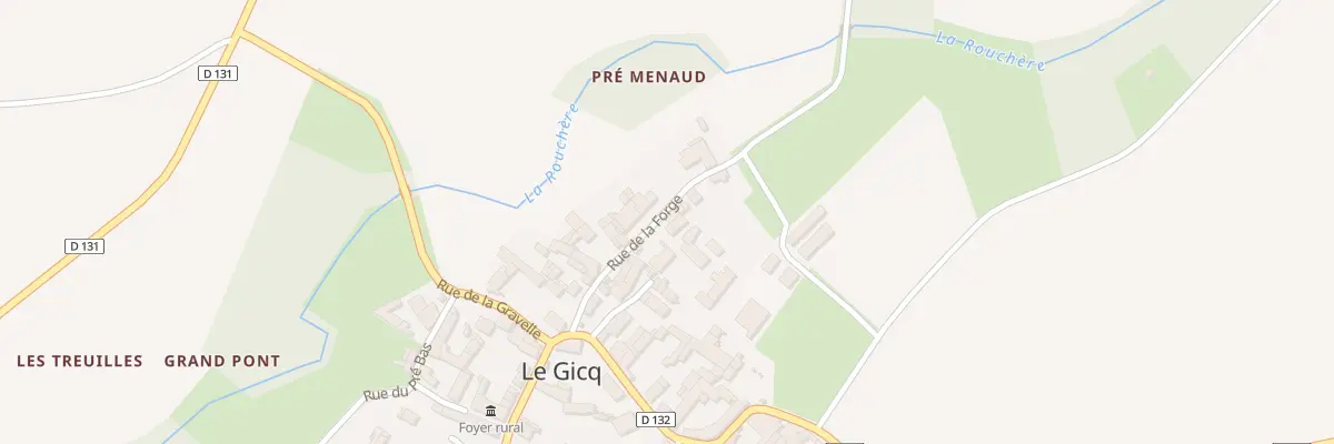 Plan du 10A Rue de la Forge au Gicq