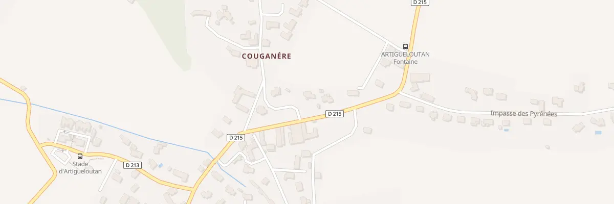 Plan du 2 Rue de la Licorne à Artigueloutan