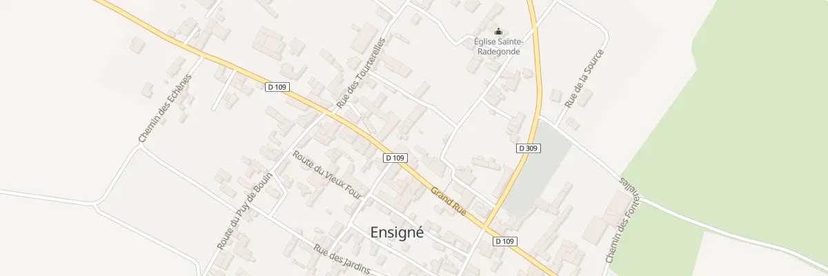 Plan du 31 Grand Rue Le Bourg à Ensigné