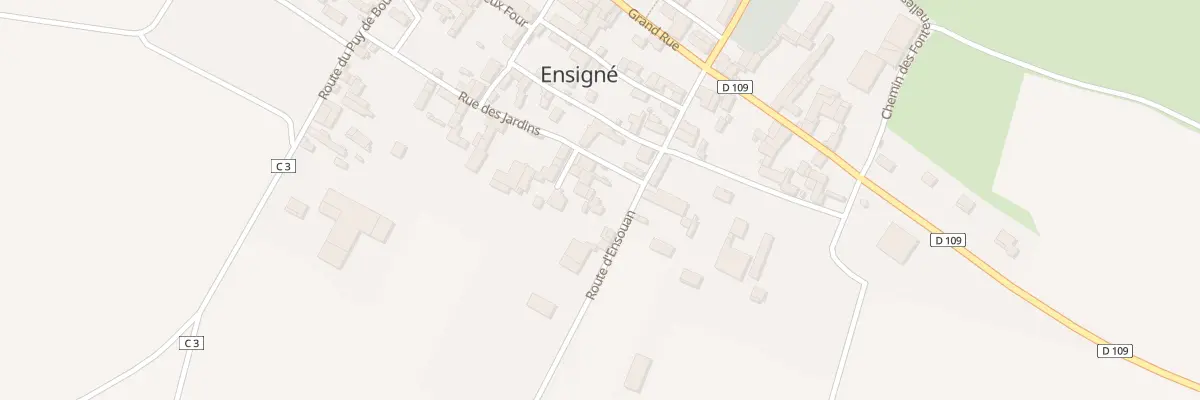 Plan du 7 Rte d’Ensouan à Ensigné