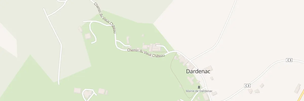 Plan du 6 Che du Vieux Château à Dardenac