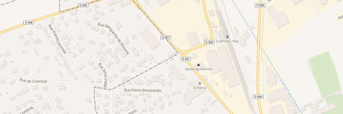 Plan du 49 Av de la Gare à Coarraze