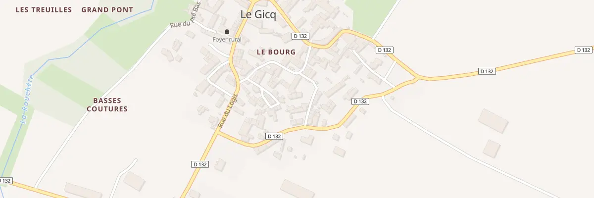 Plan du 4 Rue des Lilas au Gicq