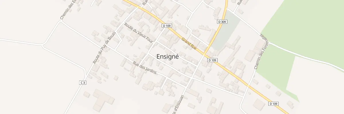 Plan du 4 Rue des Forgerons à Ensigné
