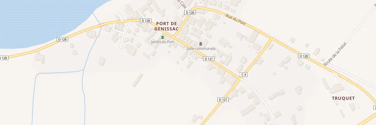 Plan du 76 Le Port à Génissac
