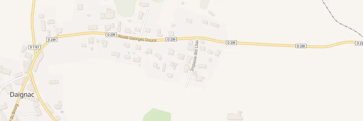 Plan du 84B Les Ardits à Daignac